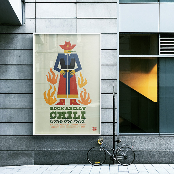 Rockabilly Chili poster, Ella Wiater